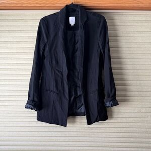 LC Lauren Conrad Classic Black Blazer